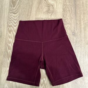 lululemon athletica Burgundy Women Shorts